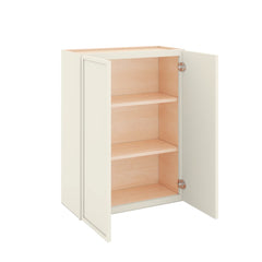 Modernform Cabinet Slim Dove White 27" W X 36" H X 12" D Double Door Wall Cabinet