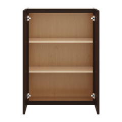 J&K Java Coffee S1 Double Door Wall Cabinet - 27" W x 36" H