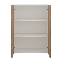 Modernform Cabinet Walnut 27" W X 36" H X 12" D Double Door Wall Cabinet
