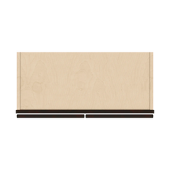 J&K Espresso K8 Double Door Wall Cabinet - 27" W x 36" H