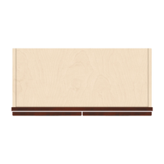 J&K Mahogany J5 Double Door Wall Cabinet - 27" W x 36" H