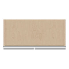 J&K Castle Grey S5 Double Door Wall Cabinet - 27" W x 36" H