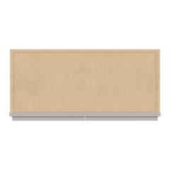 CNC Luxor 5-Piece Misty Grey 27" W X 36" H Double Door Wall Cabinet
