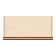 J&K Mocha Glazed K10 Double Door Wall Cabinet - 27" W x 36" H