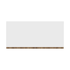 Modernform Cabinet Walnut 27" W X 36" H X 12" D Double Door Wall Cabinet