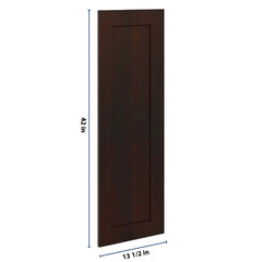 J&K Java Coffee S1 Dummy Door Panel 13 1/2" W x 42" H