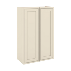 J&K Pearl Glazed H9 Double Door Wall Cabinet - 27" W x 42" H