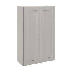 CNC Luxor 5-Piece Misty Grey 27" W X 42" H Double Door Wall Cabinet