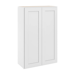 CNC Luxor 5-Piece White 27" W X 42" H Double Door Wall Cabinet