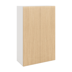 Modernform Cabinet Natural Oak 27" W X 42" H X 12" D Double Door Wall Cabinet