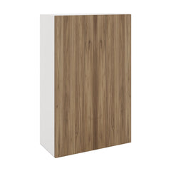 Modernform Cabinet Walnut 27" W X 42" H X 12" D Double Door Wall Cabinet
