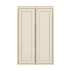 J&K Pearl Glazed H9 Double Door Wall Cabinet - 27" W x 42" H