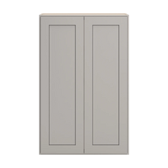 CNC Luxor 5-Piece Misty Grey 27" W X 42" H Double Door Wall Cabinet