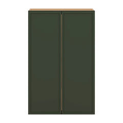 Modernform Cabinet Slim Sage Green 27" W X 42" H X 12" D Double Door Wall Cabinet