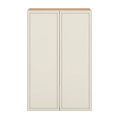 Modernform Cabinet Slim Dove White 27" W X 42" H X 12" D Double Door Wall Cabinet