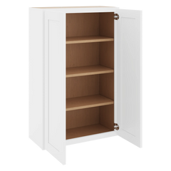 CNC Luxor 5-Piece White 27" W X 42" H Double Door Wall Cabinet