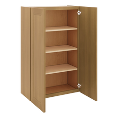 J&K Butterscotch B8 Double Door Wall Cabinet - 27" W x 42" H