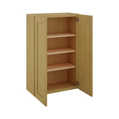Modernform Cabinet Natural Shaker 27" W X 42" H X 12" D Double Door Wall Cabinet