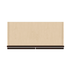 J&K Java Coffee S1 Double Door Wall Cabinet - 27" W x 42" H