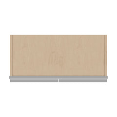 J&K Castle Grey S5 Double Door Wall Cabinet - 27" W x 42" H