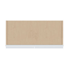 J&K White Shaker S8 Double Door Wall Cabinet - 27" W x 42" H