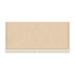 J&K Pearl Glazed H9 Double Door Wall Cabinet - 27" W x 42" H