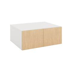 Modernform Cabinet Natural Oak 30" W X 12" H X 24" D Double Door Wall Cabinet