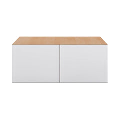 Modernform Cabinet Matte White 30" W X 12" H X 24" D Double Door Wall Cabinet