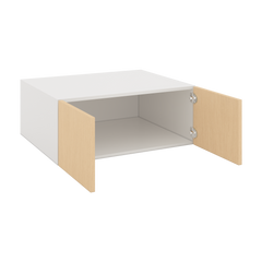 Modernform Cabinet Natural Oak 30" W X 12" H X 24" D Double Door Wall Cabinet
