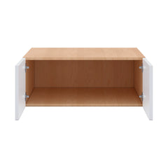 Modernform Cabinet Gloss White 30" W X 12" H X 24" D Double Door Wall Cabinet