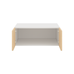 Modernform Cabinet Natural Oak 30" W X 12" H X 24" D Double Door Wall Cabinet