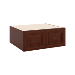 J&K Mahogany J5 Refrigerator Wall Cabinet - 30" W x 12" H x 27" D