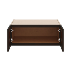 J&K Espresso K8 Refrigerator Wall Cabinet - 30" W x 12" H x 27" D