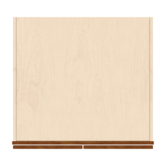 J&K Mocha Glazed K10 Refrigerator Wall Cabinet - 30" W x 12" H x 27" D