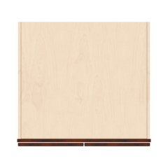 J&K Mahogany J5 Refrigerator Wall Cabinet - 30" W x 12" H x 27" D