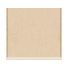 J&K Pearl Glazed H9 Refrigerator Wall Cabinet - 30" W x 12" H x 27" D