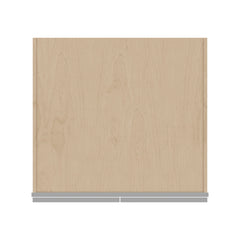 J&K Castle Grey S5 Refrigerator Wall Cabinet - 30" W x 12" H x 27" D