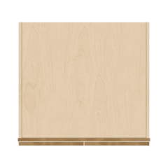 J&K Butterscotch B8 Refrigerator Wall Cabinet - 30" W x 12" H x 27" D