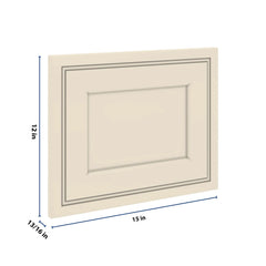 J&K Pearl Glazed H9 Dummy Door Panel 15" W x 12" H