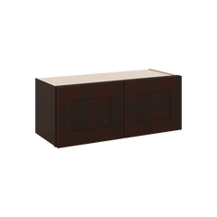 J&K Java Coffee S1 Double Door Wall Cabinet - 30" W x 12" H