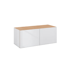 Modernform Cabinet Gloss White 30" W X 12" H X 12" D Double Door Wall Cabinet