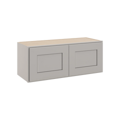 CNC Luxor 5-Piece Misty Grey 30" W X 12" H Double Door Wall Cabinet