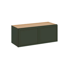 Modernform Cabinet Slim Sage Green 30" W X 12" H X 12" D Double Door Wall Cabinet