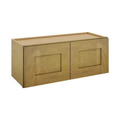 Modernform Cabinet Natural Shaker 30" W X 12" H X 12" D Double Door Wall Cabinet