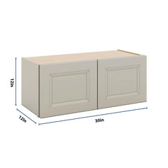 J&K Pebble B6 Double Door Wall Cabinet - 30" W x 12" H