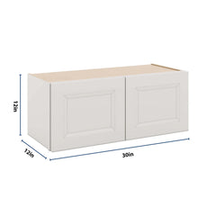 J&K Pure B5 Double Door Wall Cabinet - 30" W x 12" H
