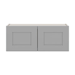 J&K Castle Grey S5 Double Door Wall Cabinet - 30" W x 12" H