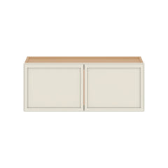 Modernform Cabinet Slim Dove White 30" W X 12" H X 12" D Double Door Wall Cabinet