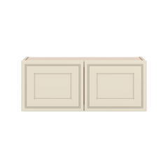 J&K Pearl Glazed H9 Double Door Wall Cabinet - 30" W x 12" H