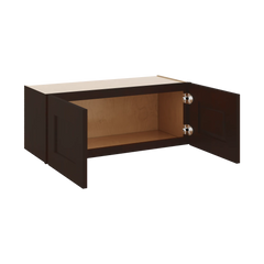 J&K Java Coffee S1 Double Door Wall Cabinet - 30" W x 12" H